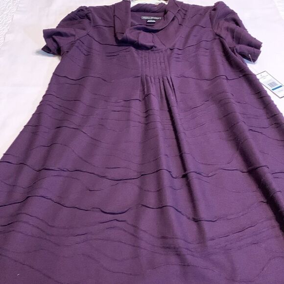 Jessica Howard Size XL grape color dress. With short babydoll sleeves - Picture 11 of 13